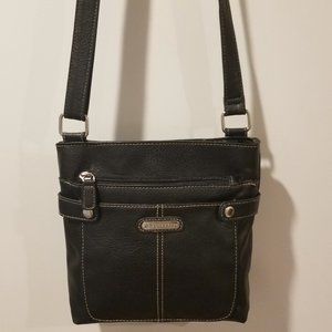 Rosetti Crossbody Bag - Black with Silver Hardware